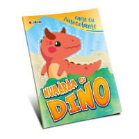 Numărăm cu Dino: Carte cu autocolante